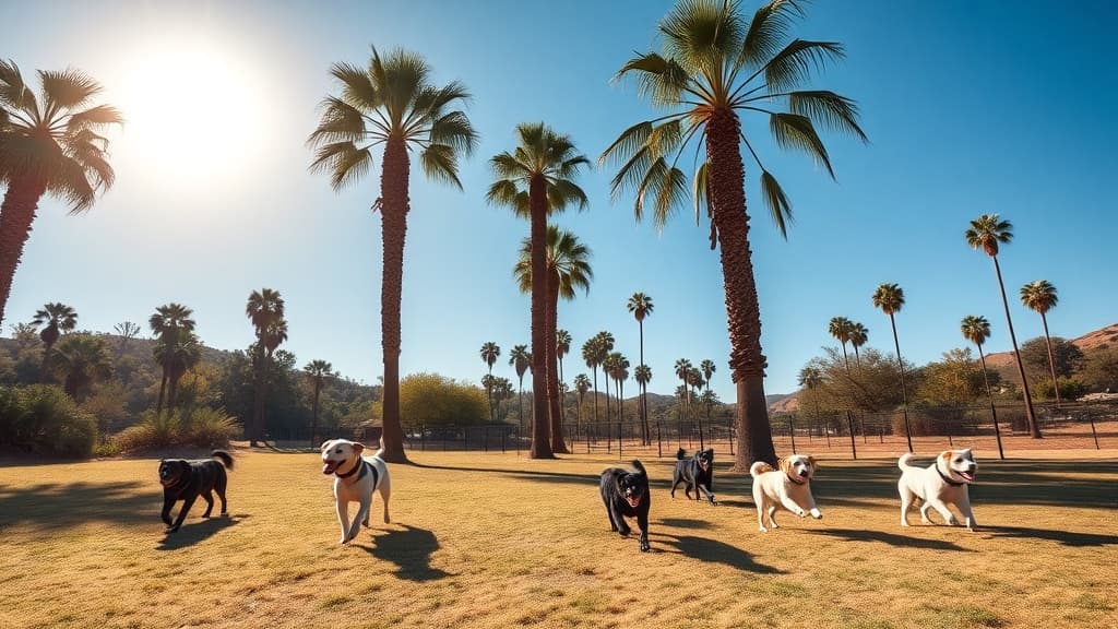 Kiwanis Meadows dog park in Unknown, CA