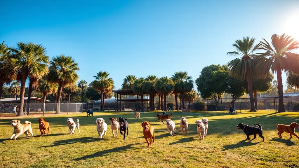 McBean Dog Park aka "The Bark Park" dog park in Lincoln, CA