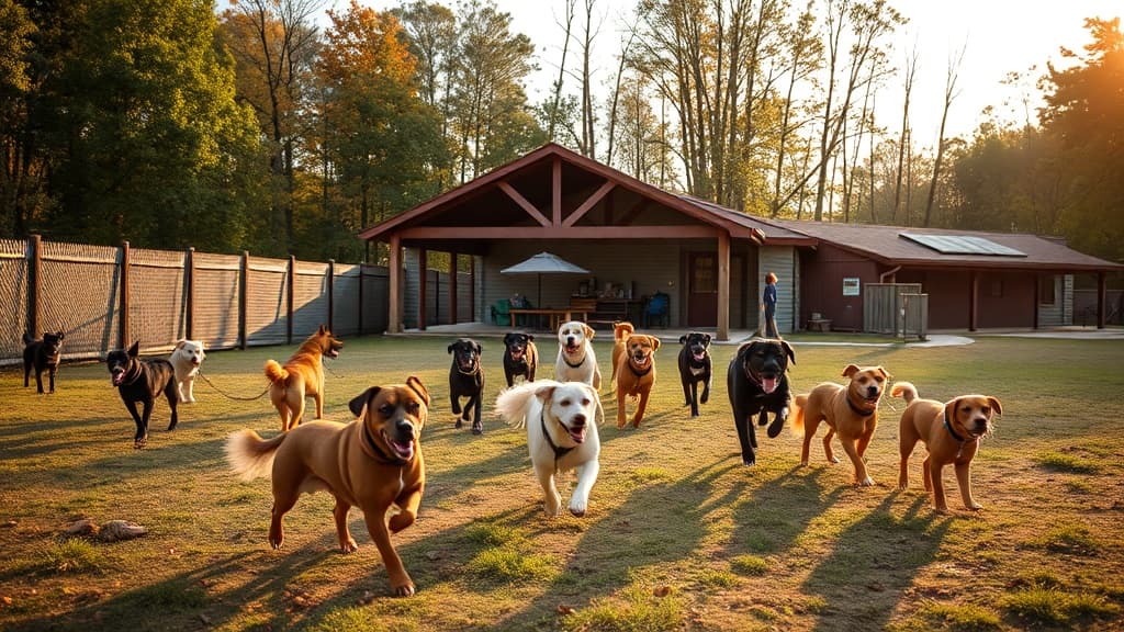 The Bark Park dog park in Unknown, GA