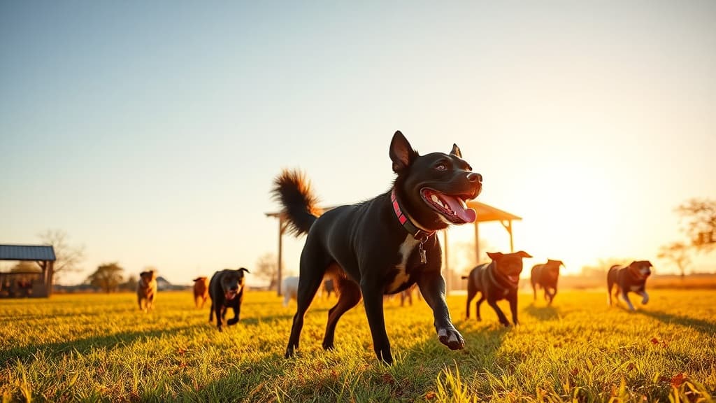 Eadog Park dog park in Houston, TX