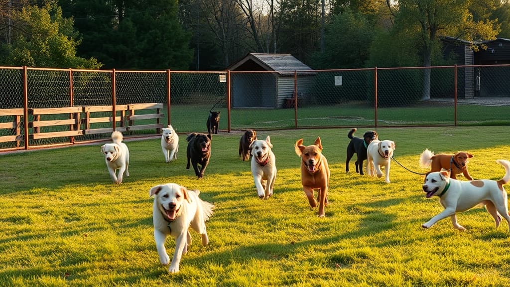 Bark Park Omaha dog park in Springfield, NE