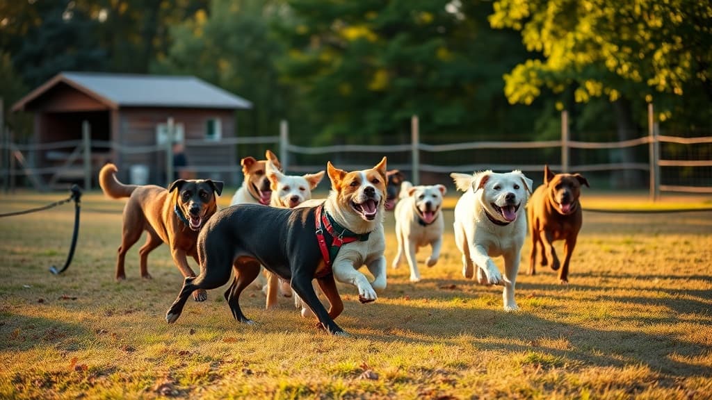 Cambridge Dog Sanctuary dog park in Kalamazoo, MI