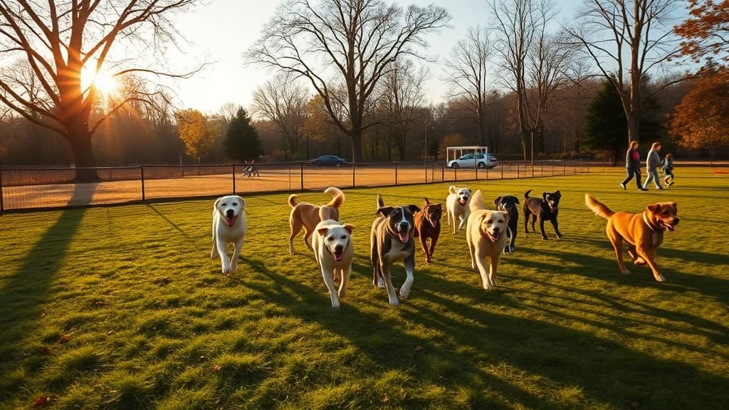 Amory Playground Green Dog Park dog park in Brookline, MA