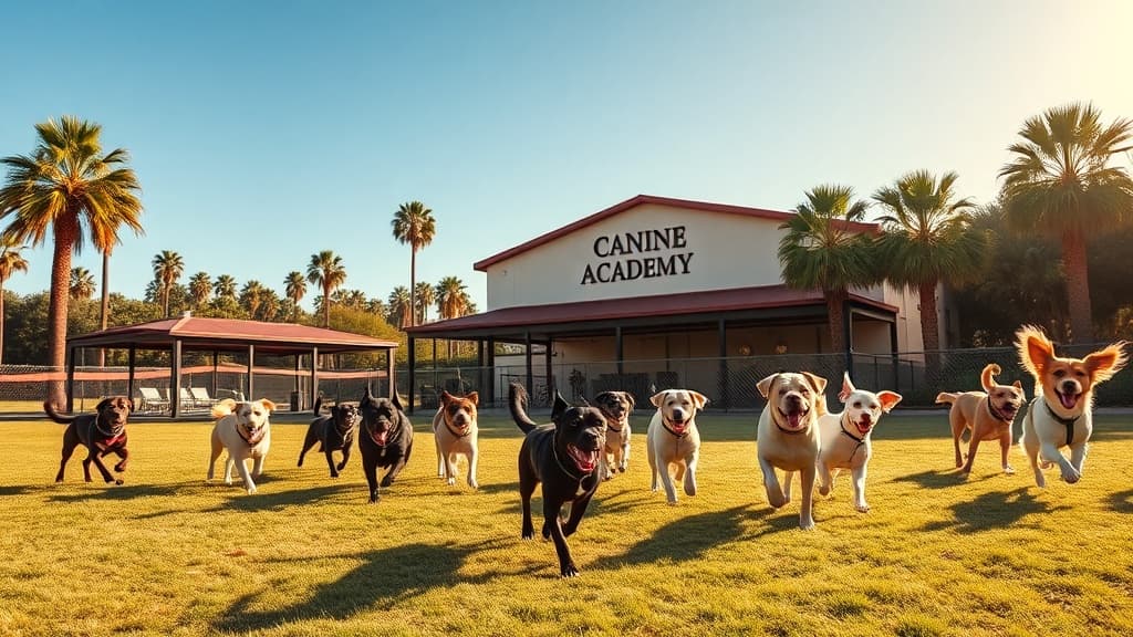 Canine Academy dog park in Unknown, CA