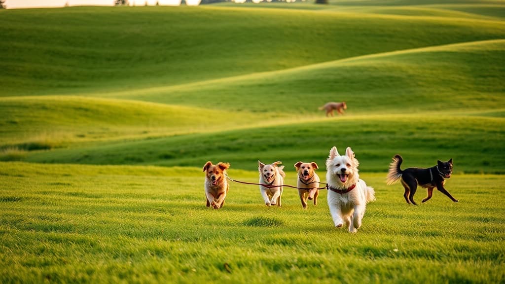 Area 4 dog park in Town of Aztalan, WI