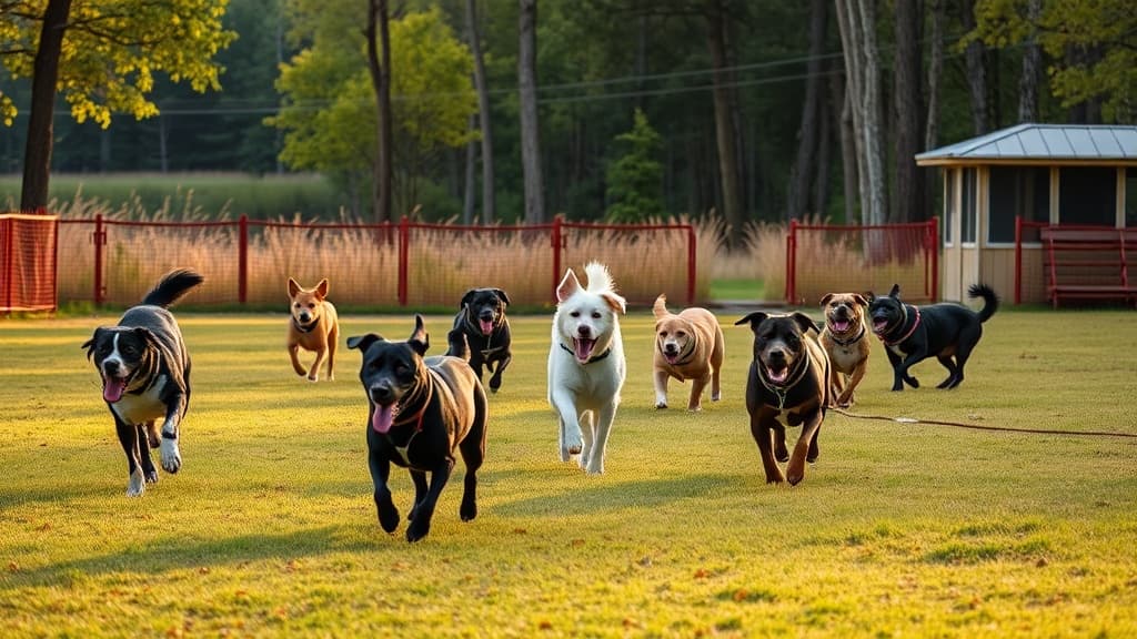 Egan Park dog park in Plymouth, MN