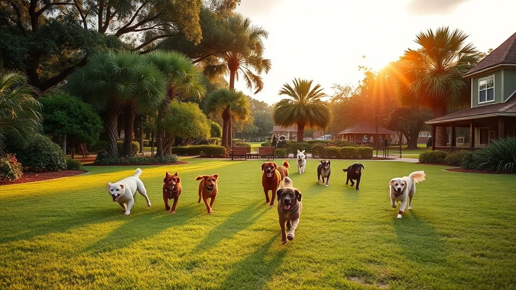 Anderson Park dog park in Tarpon Springs, FL
