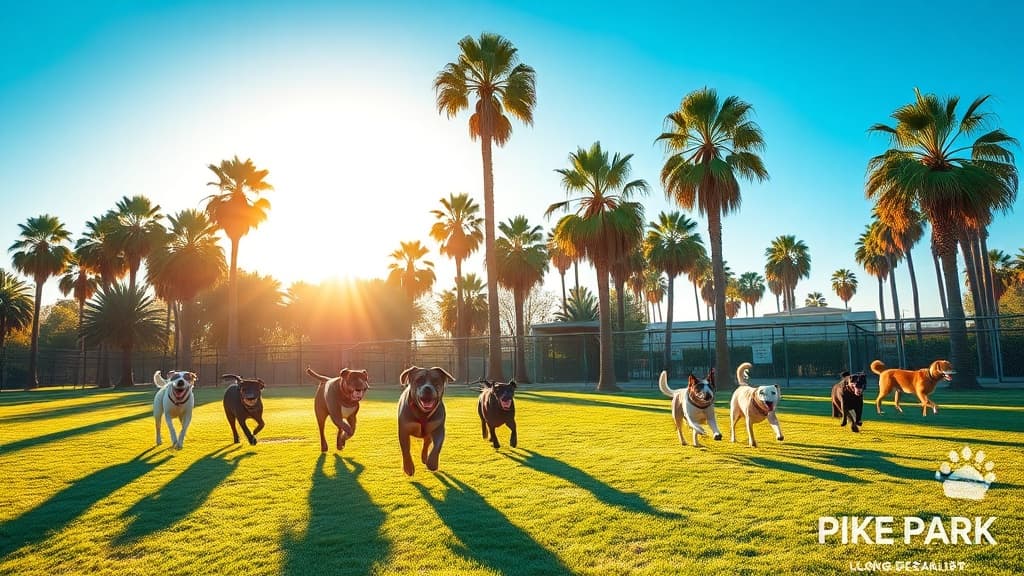 Pike Dog Park dog park in Long Beach, CA