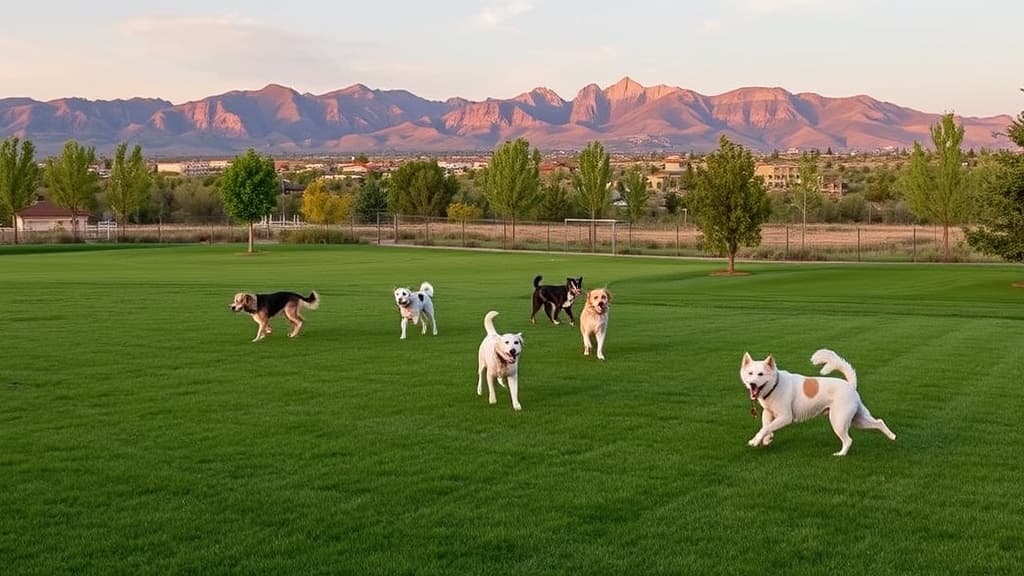 Terrain Dog Bone Park dog park in Castle Rock, CO