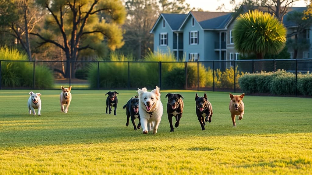 Bluewater Appartments Dog Park dog park in Charleston, SC