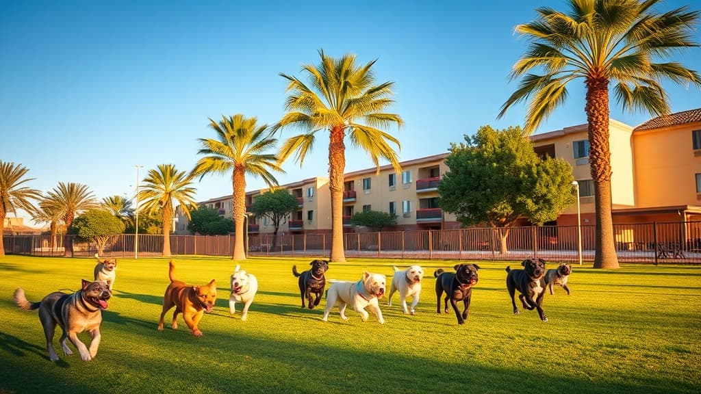 Dog Park at Park Place Apartments