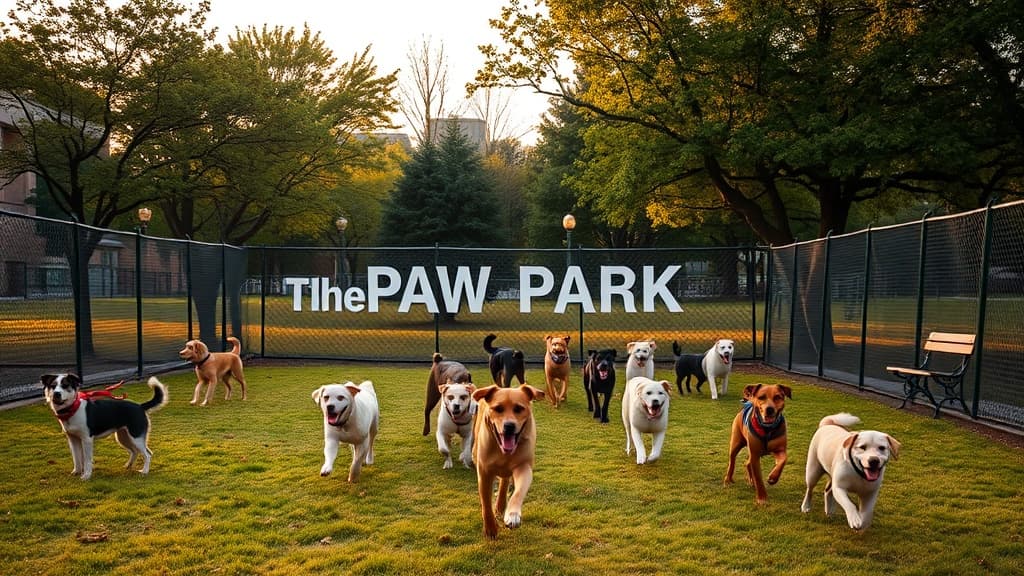 The Paw Park dog park in East Amherst, NY