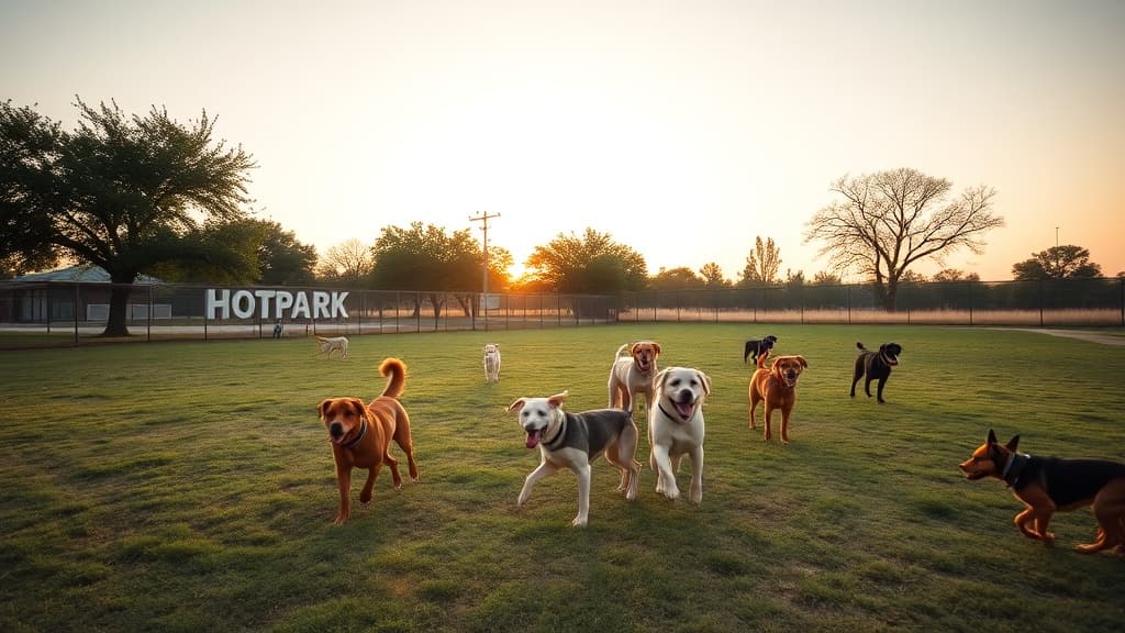 Hartman Dogpark dog park in Houston, TX