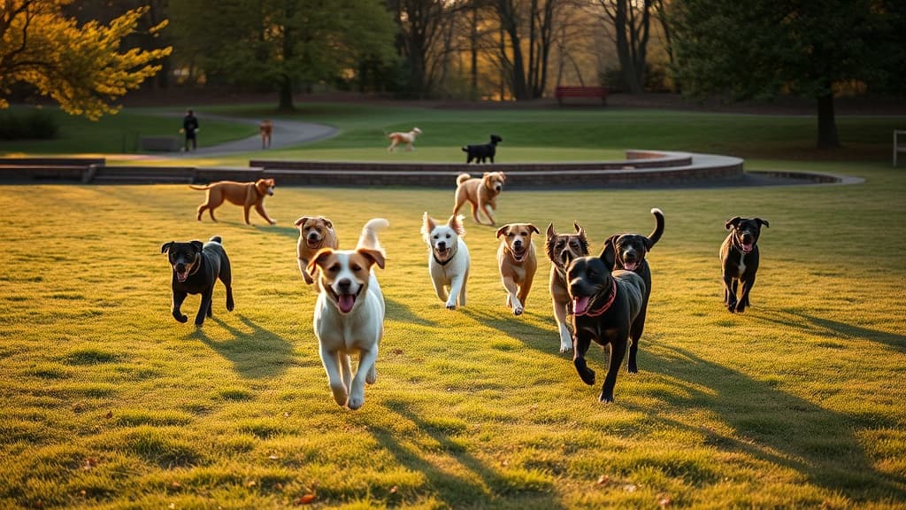 Beck Lake Dog Park dog park in Glenview, IL