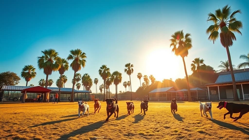 Dog Town dog park in Crescent City, CA