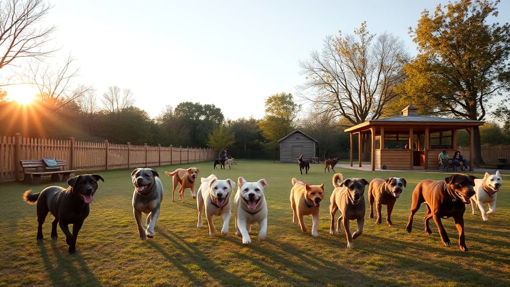 Landmark Bark Park dog park in Nashville, TN