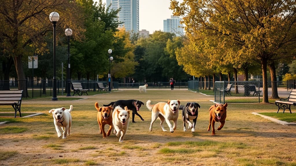 Etobicoke Valley Leash Free Zone dog park in Mississauga, CA-ON