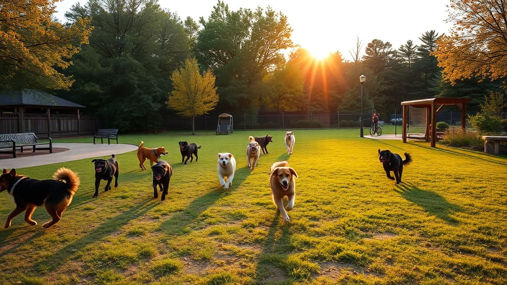 Bark Park dog park in Ann Arbor, MI