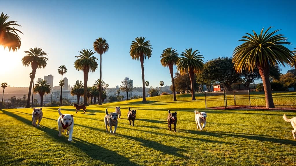 Corona Heights Dog Play Area dog park in San Francisco, CA