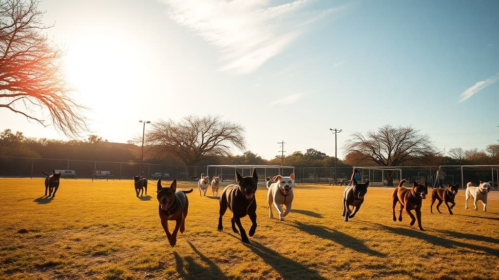 Midtown Bark Park dog park in Austin, TX