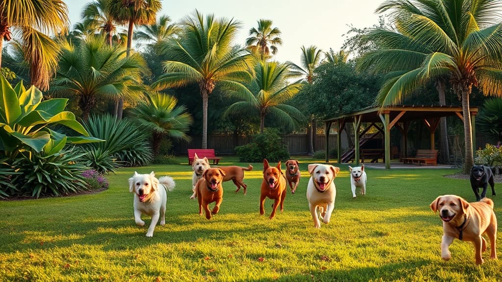 Oakland Bark dog park in Oakland Park, FL