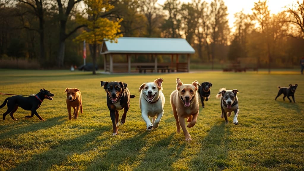 Joe Glik Dog Park dog park in Edwardsville, IL