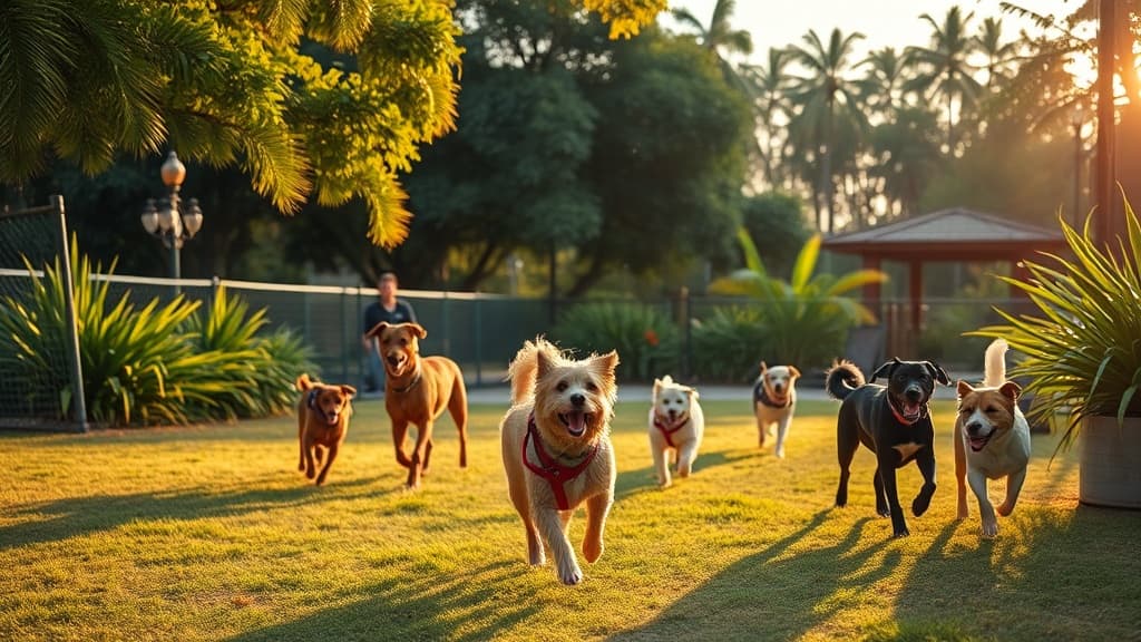Central Park Brewing dog park in Tampa, FL